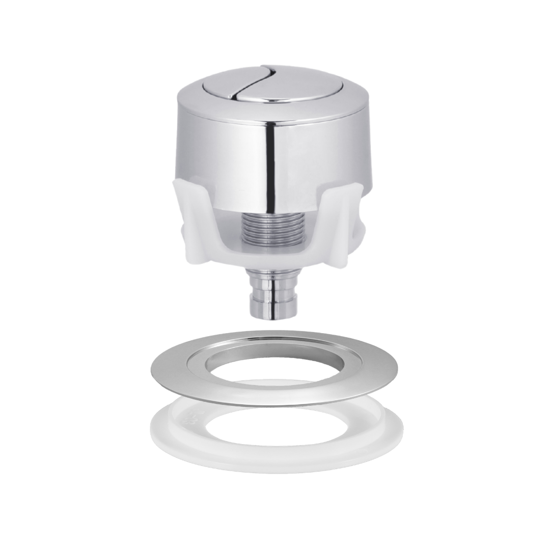 Universal Toilet Cable Flush Button Kit for 20mm 40mm 50mm and 60mm Cistern Holes
